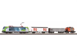 59028 Цифровой стартовый набор с электровозом BLS Re 485 и 3-мя грузовыми вагонами, PIKO SmartControl®