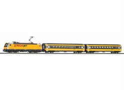 59021 Цифровой стартовый набор "Пассажирский состав с электровозом Regiojet BR 386 и 2-мя вагонами", PIKO SmartControl®