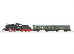 57112 Стартовый набор PIKO «Пассажирский поезд с паровозом». Рельсы на &quot;призме&quot;