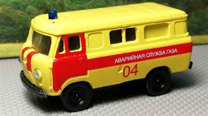 RUSAM-UAZ-452-41-424 УАЗ-452 «Аварийная служба газа» «04» грузопассажирский, 1:87, 1965, СССР